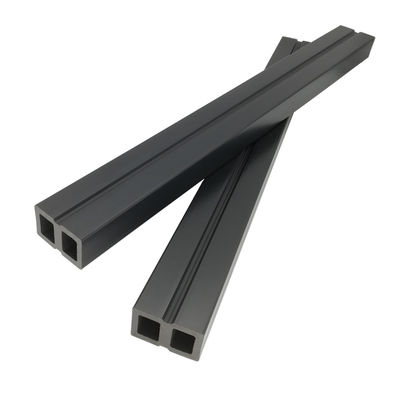 50x30mm WPC Zemin Kaplaması Aksesuarları Siyah Kirişler Geri Dönüştürülmüş Plastik Ticari