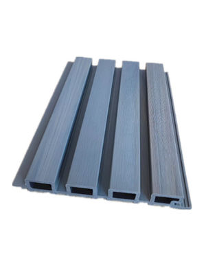 6ft Su geçirmez Ahşap plastik WPC Fluted Duvar Paneli Tahta Dış zemin