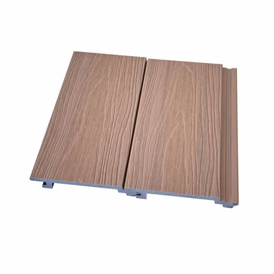 20 * 155mm Su Geçirmez Wpc Kaplama Kompozit Dış Cephe Kaplama Panoları Decorativo Wpc Duvar Paneli Dış Mekan