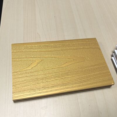 LÜKS PATINA GLIMMER ALTIN ​​DECK KAPLAMALI METALİK WPC PANELLER