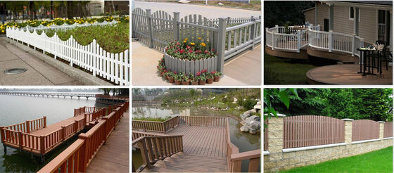 Konut Topluluğu için Dikey Çıta WPC Eskrim UV Kararlı