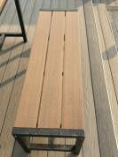 Sıcak Satış WPC Bahçe Mobilyaları - Eşleşen Tezgahlı Ticari Dış Mekan Masası