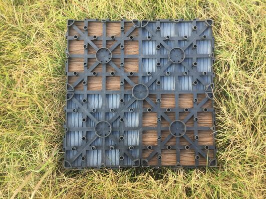 Toptan DIY WPC Güverte Fayansları Konut Kullanımı için 30 * 30CM Dayanıklı Dış Mekan Döşeme