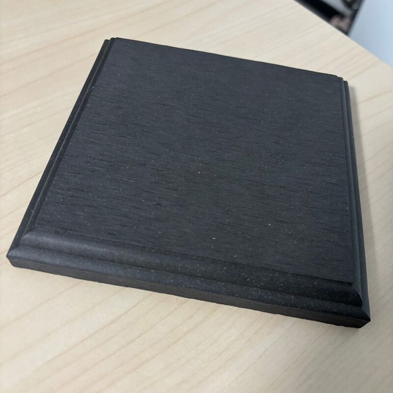 WPC Balkon Su Geçirmez Dış Mekan Zemin Sonu Kaplama WPC Kompozit Yük Paneli Sonu Süpürgelik Zemin Kaplaması WPC Güverte Sonu