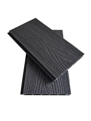 Bahçe Balkonu İçin 3D Kabartmalı WPC Çit Dış Mekan Zemin Kaplaması